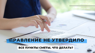 Не все пункты сметы доходов-расходов приняло правление. Что делать