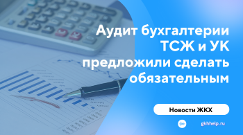 Аудит бухгалтерии ТСЖ и УК предложили сделать обязательным 