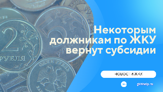 Некоторым должникам по ЖКУ вернут субсидии. Госдума рассматривает законопроект