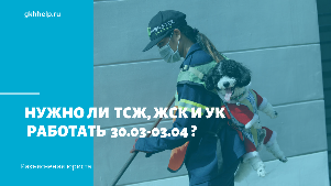 Нужно ли ТСЖ, ЖСК и УК работать с 30  марта по 3 апреля?
